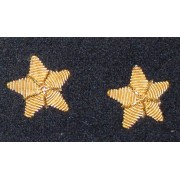 Stellette (paio) da giacca o cappotto per uniforme ordinaria invernale, grande uniforme e uniforme da sera da ammiraglio della marina militare Stellette (paio) da giacca o cappotto per uniforme ordinaria invernale, grande uniforme e uniforme da sera da ammiraglio della marina militare